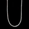 14K White Gold Estate Diamond Riviere Necklace 1 14K White Gold Estate Diamond Riviere Necklace -Luxe Rings Shop ESNK8434A