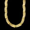 14K Yellow Gold Estate Textured Link Necklace -Luxe Rings Shop ESNK8444A