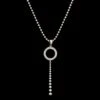 Lagos Sterling Silver Estate Diamond Caviar Spark Pendant Necklace -Luxe Rings Shop ESNK8517A