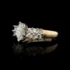 18K Two-tone Gold Estate Diamond Ring -Luxe Rings Shop ESRE0359A