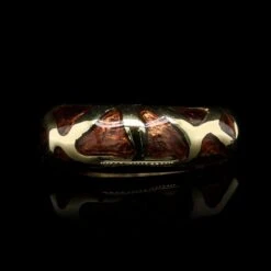 Roberto Coin 18K Yellow Gold Estate Enamel Giraffe Ring