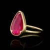 Gabriella Kiss 18K Yellow Gold Estate Ruby Ring -Luxe Rings Shop ESRI00503A
