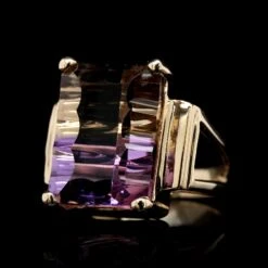 14K Yellow Gold Estate Ametrine Ring