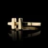 Tiffany & Co. 18K Yellow Gold T Square Ring -Luxe Rings Shop ESRI00596A