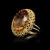 H.Stern 18K Yellow Gold Estate Citrine Ring -Luxe Rings Shop ESRI00664A