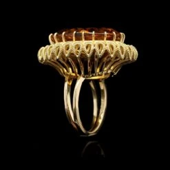 H.Stern 18K Yellow Gold Estate Citrine Ring -Luxe Rings Shop ESRI00664C
