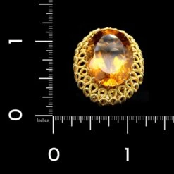 H.Stern 18K Yellow Gold Estate Citrine Ring -Luxe Rings Shop ESRI00664D