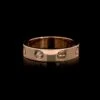 Cartier18K Rose Gold Diamond Love Ring -Luxe Rings Shop ESRI00706A