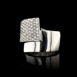 Sonia B. 14K White Gold Estate Diamond Ring