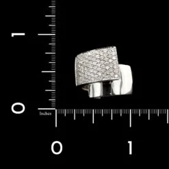 Sonia B. 14K White Gold Estate Diamond Ring -Luxe Rings Shop ESRI00747D