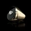 Vintage 14K Yellow Gold Estate Diamond And Onyx Ring -Luxe Rings Shop ESRI00807A