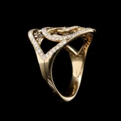 Stephen Webster 18K Yellow Gold Estate Diamond Vortex Ring -Luxe Rings Shop ESRI00815C