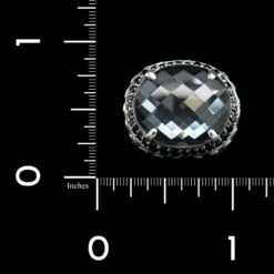 John Hardy Sterling Silver Estate Batu Bamboo Ring -Luxe Rings Shop ESRI00871C