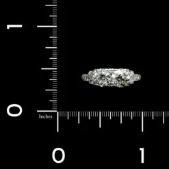 Vintage 14K Yellow Gold And Platinum Estate Diamond Ring -Luxe Rings Shop ESRI00890C