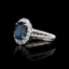 18K White And Rose Gold Estate Sapphire And Diamond Ring -Luxe Rings Shop ESRI00926A