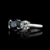 Platinum Estate Sapphire And Diamond Ring -Luxe Rings Shop ESRI00929A