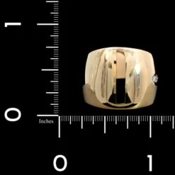 Roberto Coin 18K Yellow Gold Estate Diamond Golden Gate Ring -Luxe Rings Shop ESRI00955C