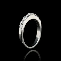 Estate Platinum Diamond Band -Luxe Rings Shop ESRW0996C