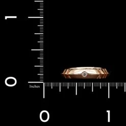 Tiffany & Co. 18K Rose Gold Estate Diamond 'Atlas X Closed Narrow Ring' 9 Tiffany & Co. 18K Rose Gold Estate Diamond 'Atlas X Closed Narrow Ring' -Luxe Rings Shop ESRW1121D