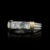 Platinum And 18K Yellow Gold Estate Diamond Band -Luxe Rings Shop ESRW1164A