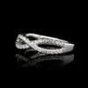 18K White Gold Estate Diamond Twist Band -Luxe Rings Shop ESRW1292A