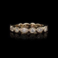 14K Yellow Gold Estate Diamond Eternity Band
