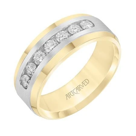 14K White Gold Satin Band 4 14K White Gold Satin Band - Image 2