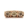 18K Rose Gold 3 Stone Cognac Diamond Band -Luxe Rings Shop GDB0613A 7e3f9f2c 6483 4fb7 95c4 7aa5a46f1a47