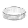 Platinum Hammered Band With Milgrain -Luxe Rings Shop GFB01883