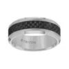 Tungsten Carbide 8mm Band With Carbon Fiber Inlay -Luxe Rings Shop GFB02603 55e26490 4570 41f1 a4c7 21d3427e8be5