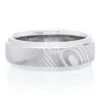 Stainless Steel 7mm Band With Stepped Sides -Luxe Rings Shop GFB04075 1