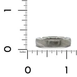 Stainless Steel 5mm Band With Slightly Rounded Profile 6 Stainless Steel 5mm Band With Slightly Rounded Profile -Luxe Rings Shop GFB04076C
