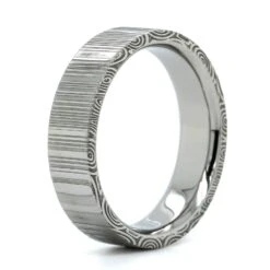 Stainless Steel Flat Profile 6mm Band -Luxe Rings Shop GFB04080B