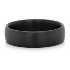 Tantalum Domed Band With Satin Finish