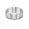 Platinum Satin Finish Center And Polished Edge Band -Luxe Rings Shop GFB04334 4813fffc 2c16 4858 aaf1 4189610ba045