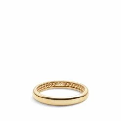 DY Classic Band Ring In 18K Yellow Gold, 3.5mm