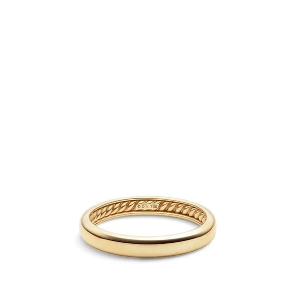 DY Classic Band Ring In 18K Yellow Gold 3 DY Classic Band Ring In 18K Yellow Gold