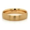 14K Yellow Gold Brushed Finish Wedding Ring -Luxe Rings Shop GFB04492