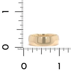 14K Yellow Gold Polished Band -Luxe Rings Shop GFB04613B