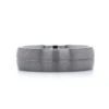 Grey Tantalum Band With Center Stripe