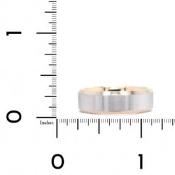 14K Two-Tone Satin Center Band 7 14K Two-Tone Satin Center Band -Luxe Rings Shop GFB04656C 79df2dc6 55fa 48a7 8bc9 6a60915344e8