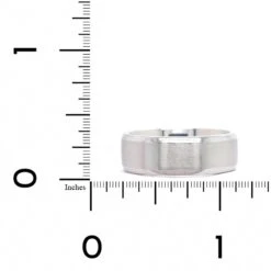 14K White Gold Satin Center Band -Luxe Rings Shop GFB04660C 419f156d 2ab5 43dc a06a 23a43251f1d2
