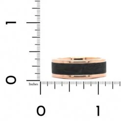 14K Rose Gold Carbon Fiber Center Band -Luxe Rings Shop GFB04663C 7959e1e6 9afa 49c8 b684 752cc3fd05cf