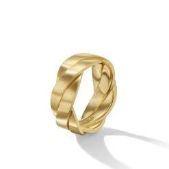 DY Helios Band Ring In 18K Yellow Gold 8 DY Helios Band Ring In 18K Yellow Gold -Luxe Rings Shop GGR0092c 2ad7a832 bf91 4c9c 9303 44ae36636ad5