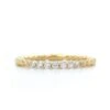 18K Yellow Gold 7 Stone Diamond Band -Luxe Rings Shop LDB3019