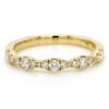 18K Yellow Gold Prong Set Wedding Band 2 18K Yellow Gold Prong Set Wedding Band -Luxe Rings Shop LDB4029