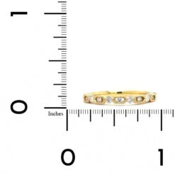 18K Yellow Gold Diamond Band -Luxe Rings Shop LDB4238C