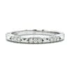 18K White Gold Cluster Diamond Band 1 18K White Gold Cluster Diamond Band -Luxe Rings Shop LDB4326A