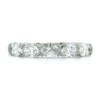 Etho Maria Platinum Oval Diamond X Prong Band -Luxe Rings Shop LDB4398A