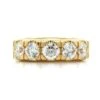 18K Yellow Gold 5 Stone Diamond Band -Luxe Rings Shop LDB4442A 5d1a92d2 9b49 4860 88bf 6483f3b5929a